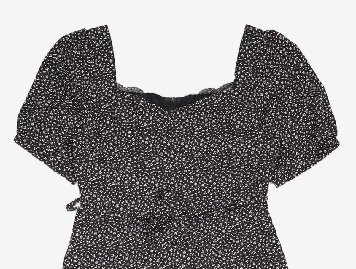 비바셔스(VIVACIOUS) Heart Slit Long Dress BLACK M