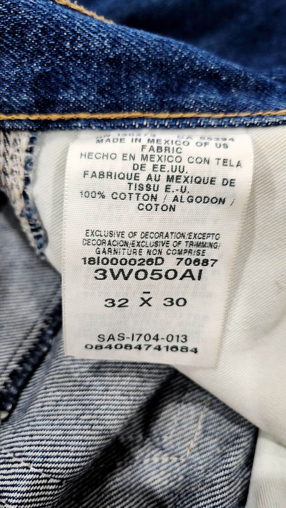 랭글러(WRANGLER) 청/데님 팬츠 32