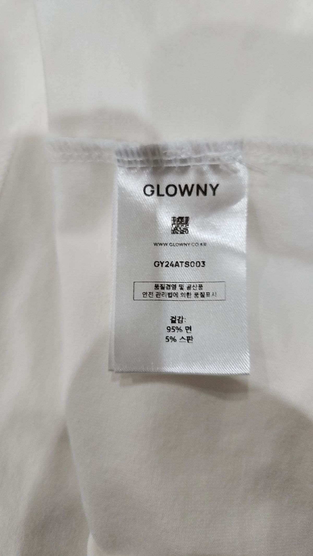 글로니(GLOWNY) 반소매 티셔츠 XL