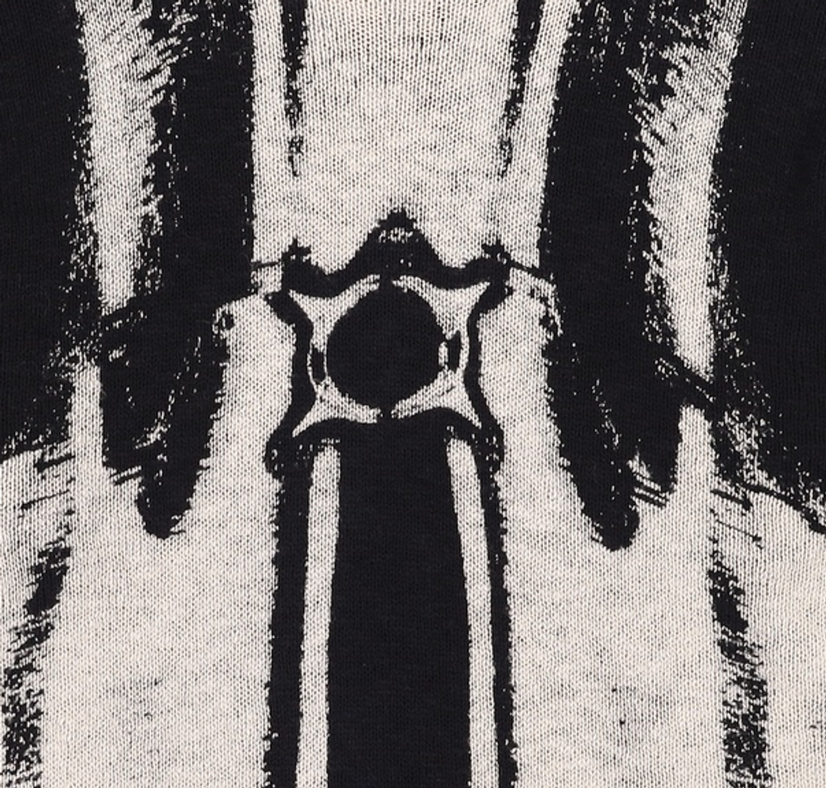 크리틱(CRITIC) VINTAGE WORMHOLE LONG SLEEVE KNIT BLACK XL