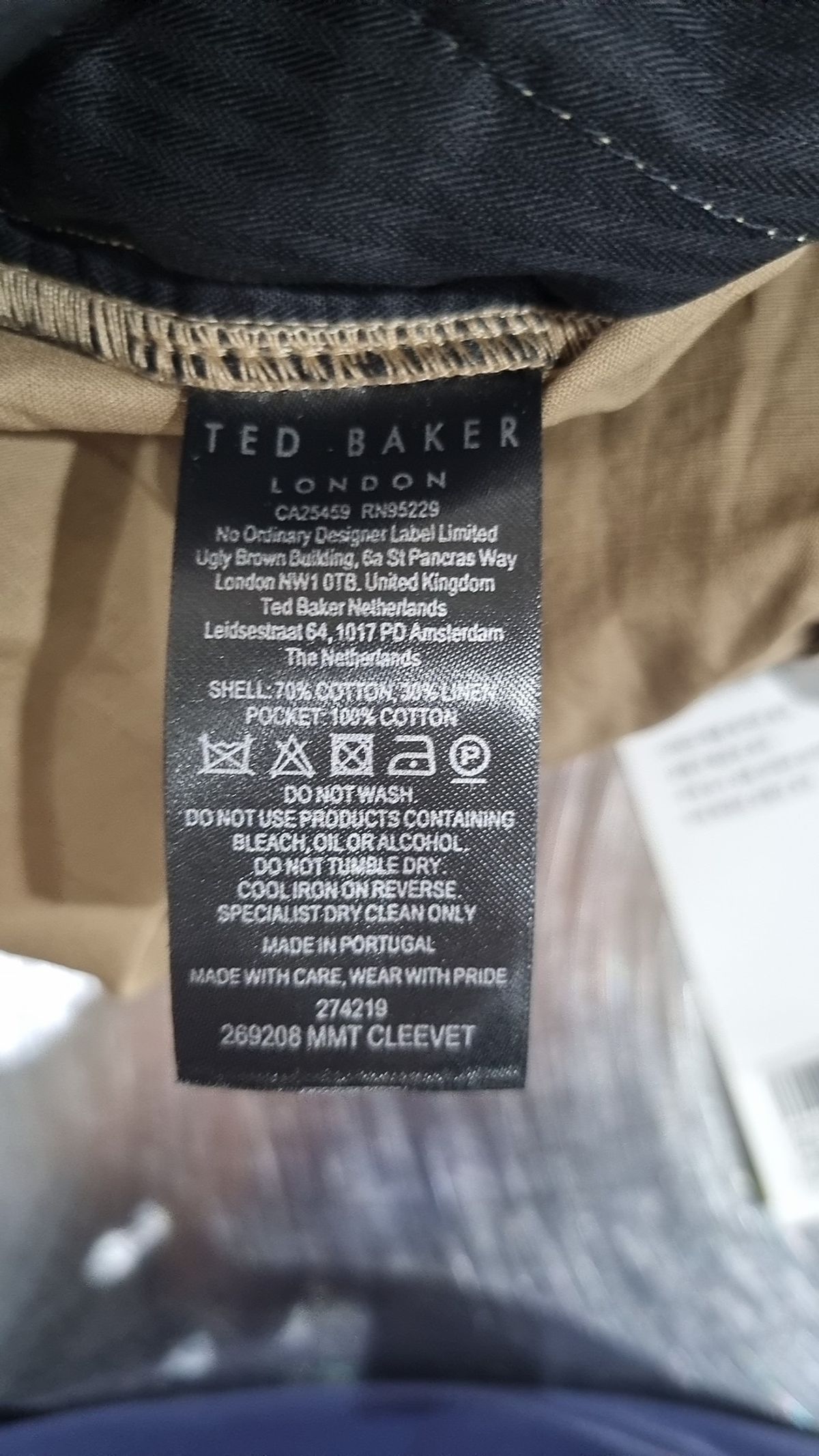 테드 베이커(TED BAKER) 슈트 팬츠/슬랙스 36R