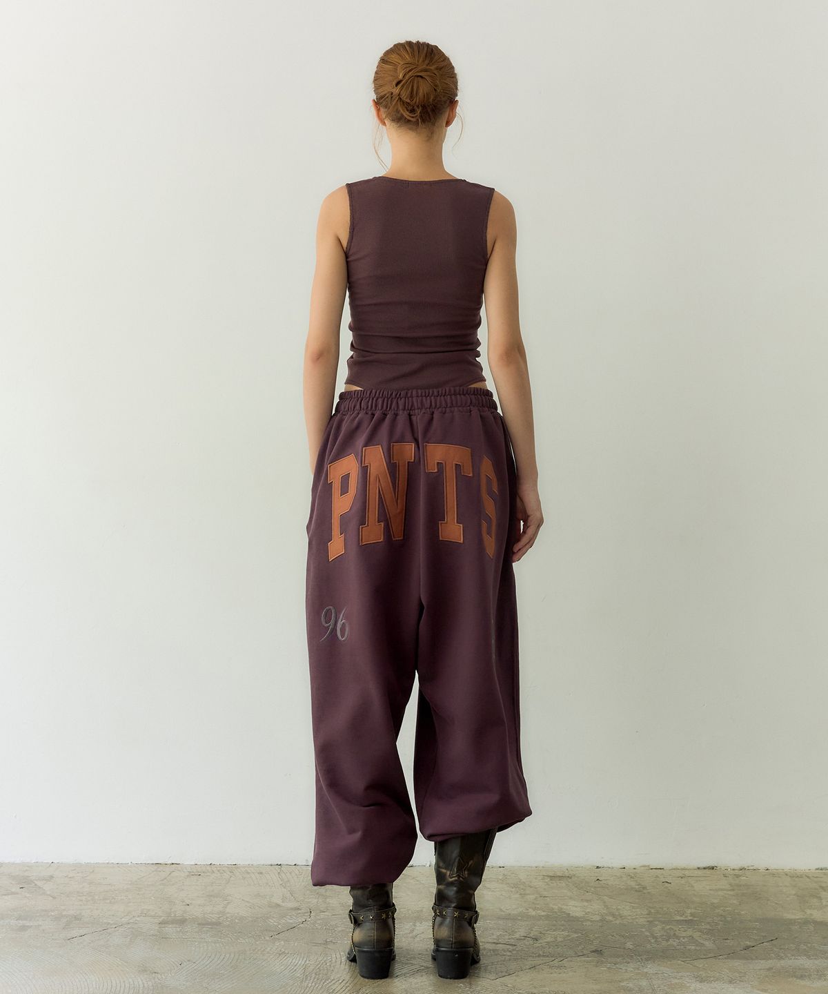 페이네틱(PAINETIC) PNTS Soft Wide Sweatpants (WINE)