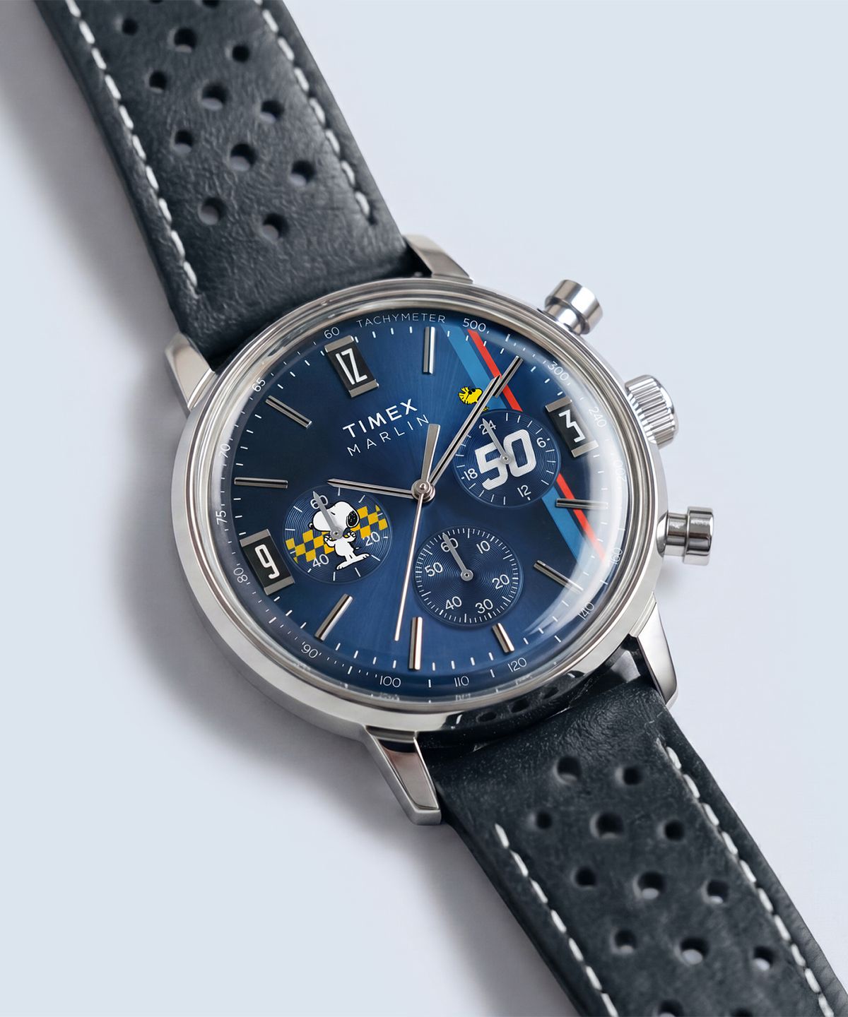 타이맥스(TIMEX) 타이맥스 x 피너츠 멀린 크로노그래프 블루시계 40mm