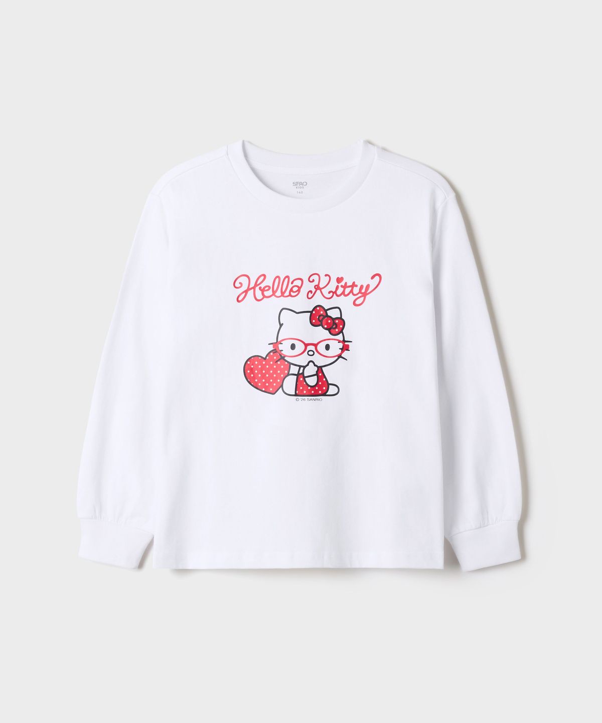 스파오 키즈(SPAO KIDS) [키즈] (헬로키티) 긴팔티(Red)_SPLAG38KU1