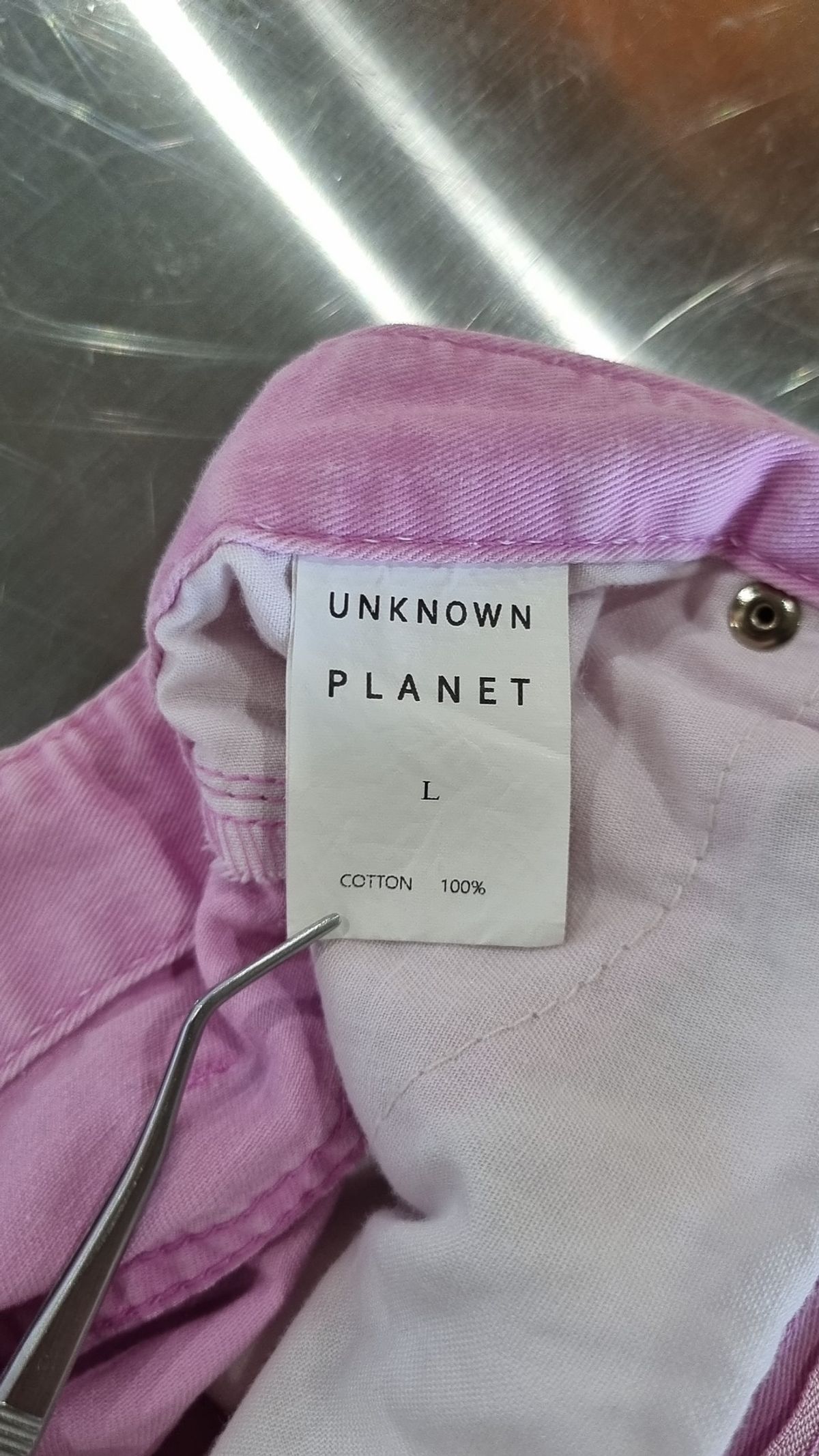 언노운 플라넷(UNKNOWN PLANET) 코튼 팬츠 L