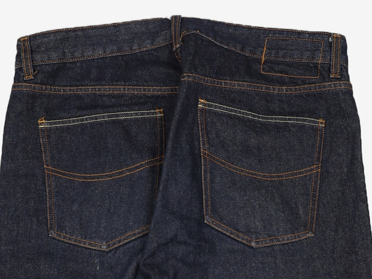 유니폼브릿지(UNIFORM BRIDGE) 5p denim pants 12oz one washed XL