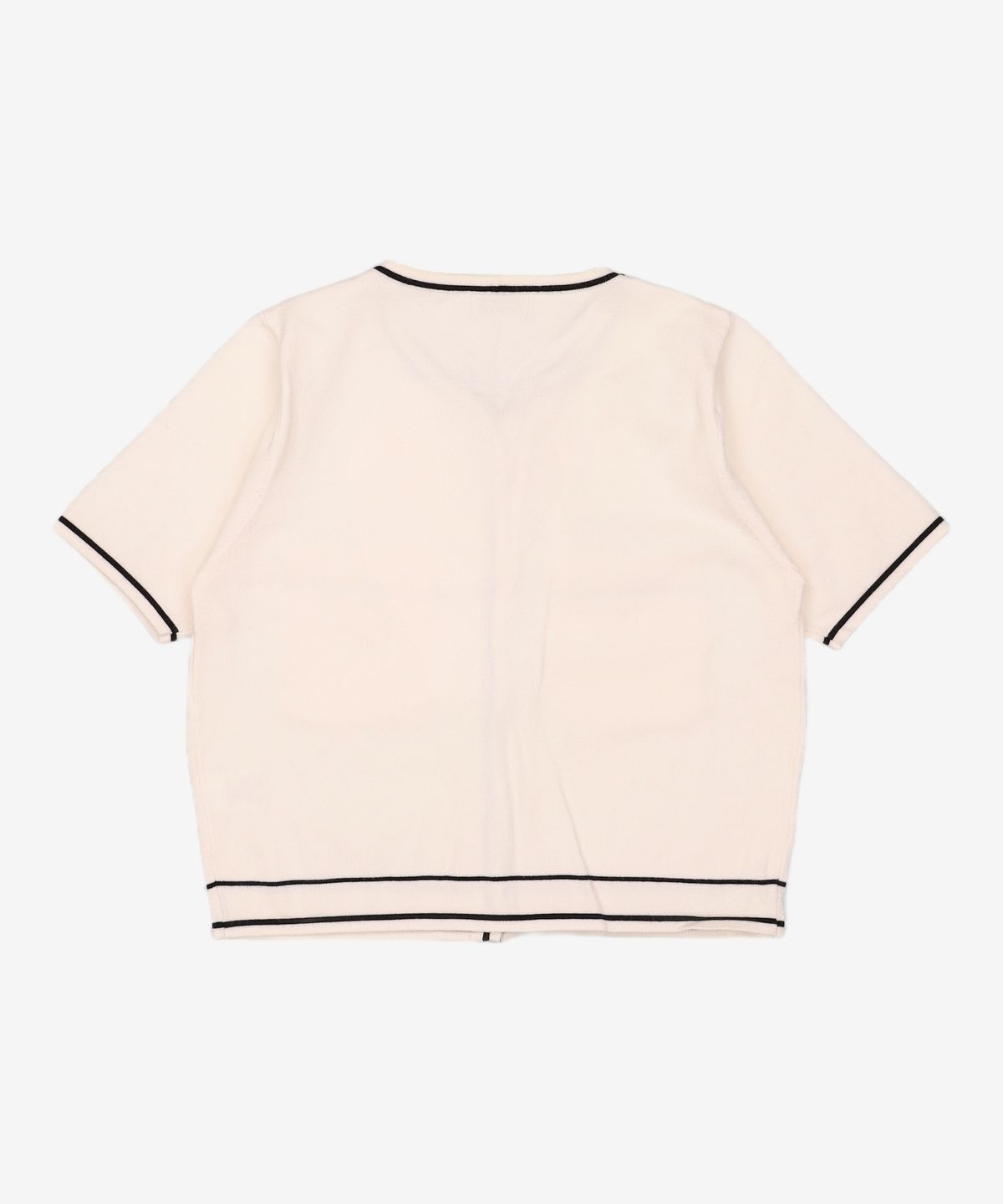 룩캐스트(LOOKAST) 아이보리 리즈 라인 니트 가디건 / IVORY LIZ LINE KNIT CARDIGAN S