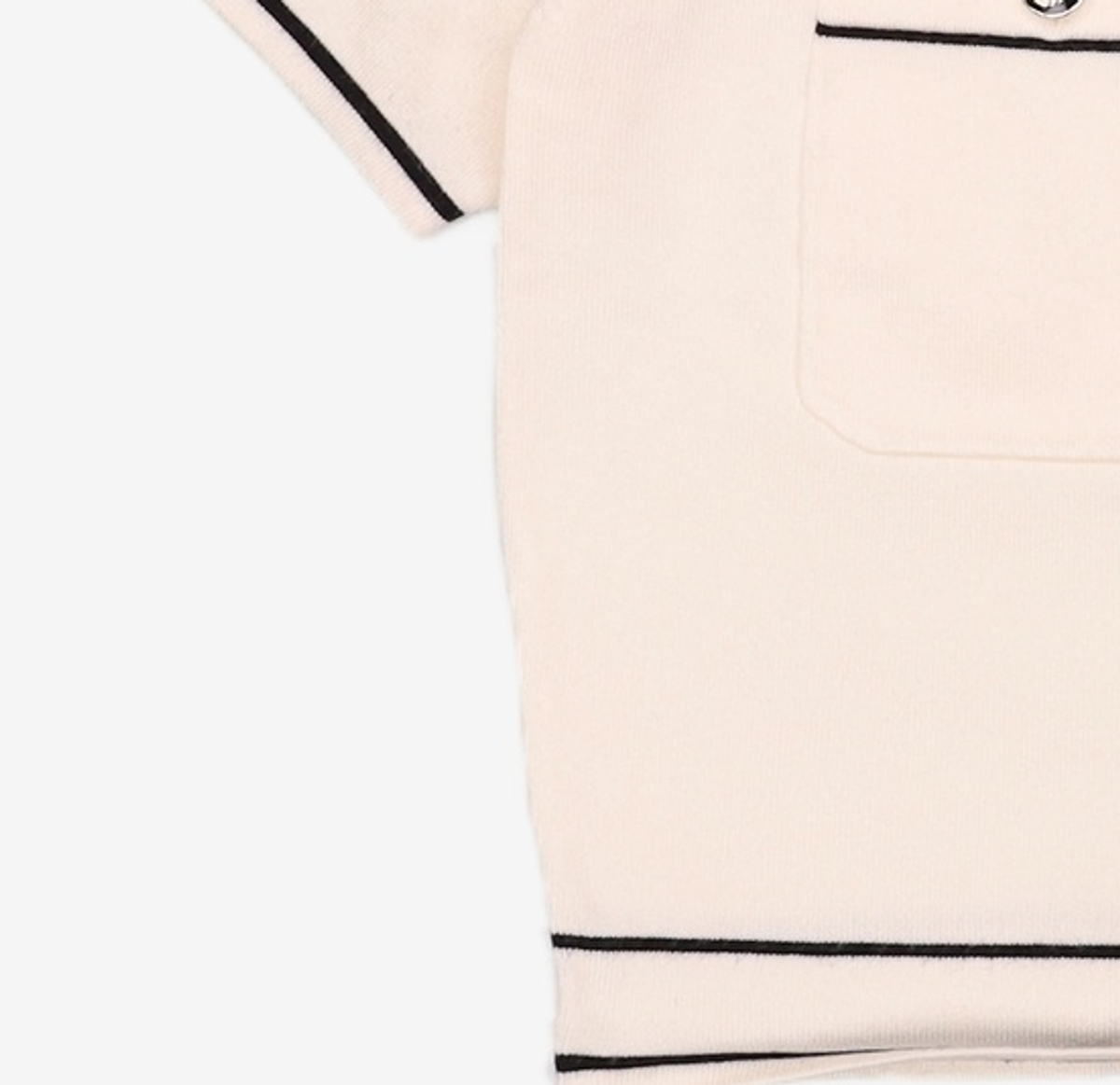 룩캐스트(LOOKAST) 아이보리 리즈 라인 니트 가디건 / IVORY LIZ LINE KNIT CARDIGAN S