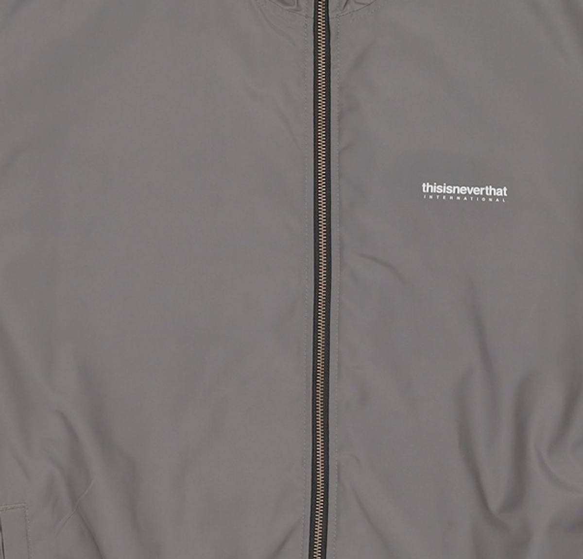 디스이즈네버댓(THISISNEVERTHAT) (SS22) INTL. Team Jacket Charcoal XL