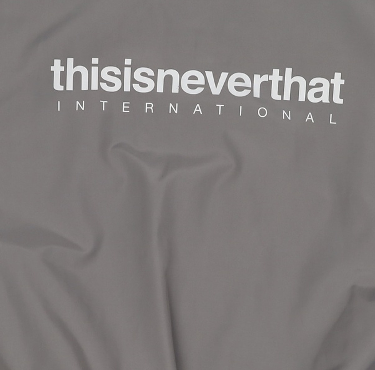 디스이즈네버댓(THISISNEVERTHAT) (SS22) INTL. Team Jacket Charcoal XL