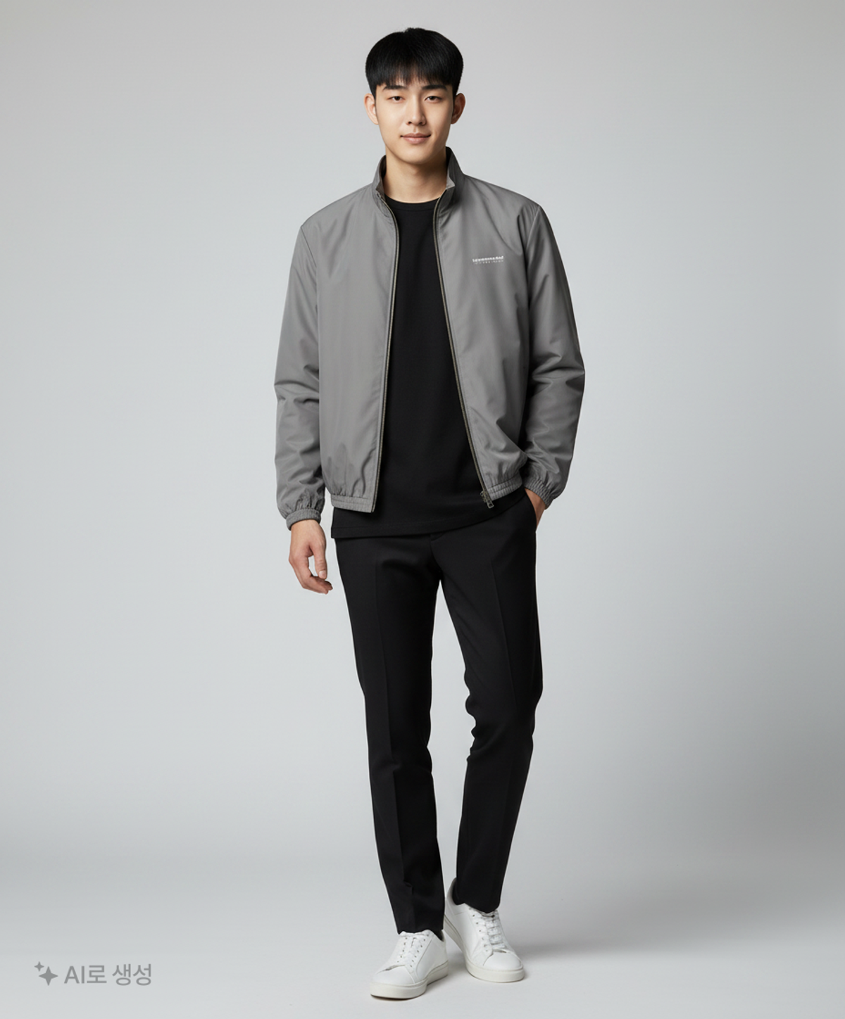 디스이즈네버댓(THISISNEVERTHAT) (SS22) INTL. Team Jacket Charcoal XL