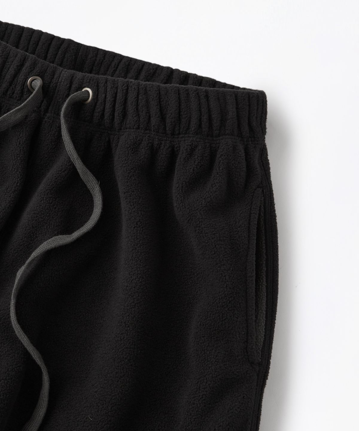 아웃스탠딩(OUTSTANDING) VINTAGE POLAR FLEECE PANTS_BLACK