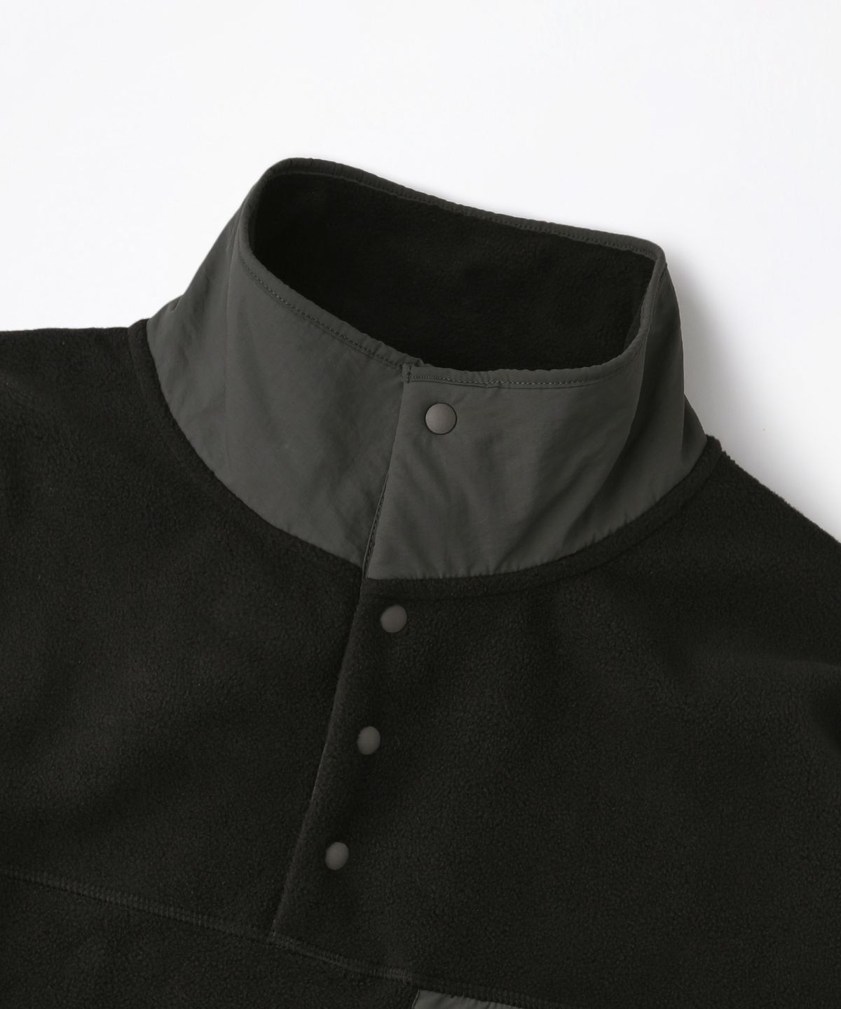 아웃스탠딩(OUTSTANDING) VINTAGE FLEECE PULLOVER_BLACK