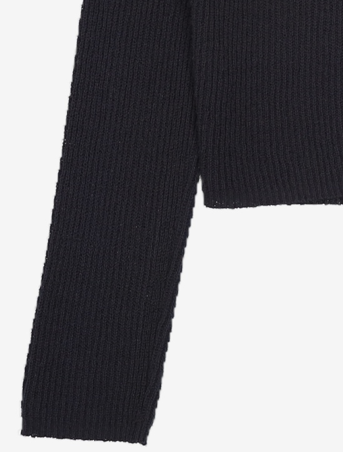 미쏘(MIXXO) V넥 부클 크롭 가디건_MIWCKD811T M