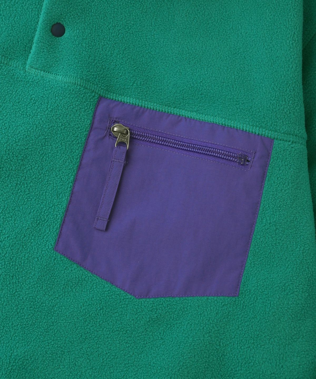 아웃스탠딩(OUTSTANDING) VINTAGE FLEECE PULLOVER_TURQUOISE