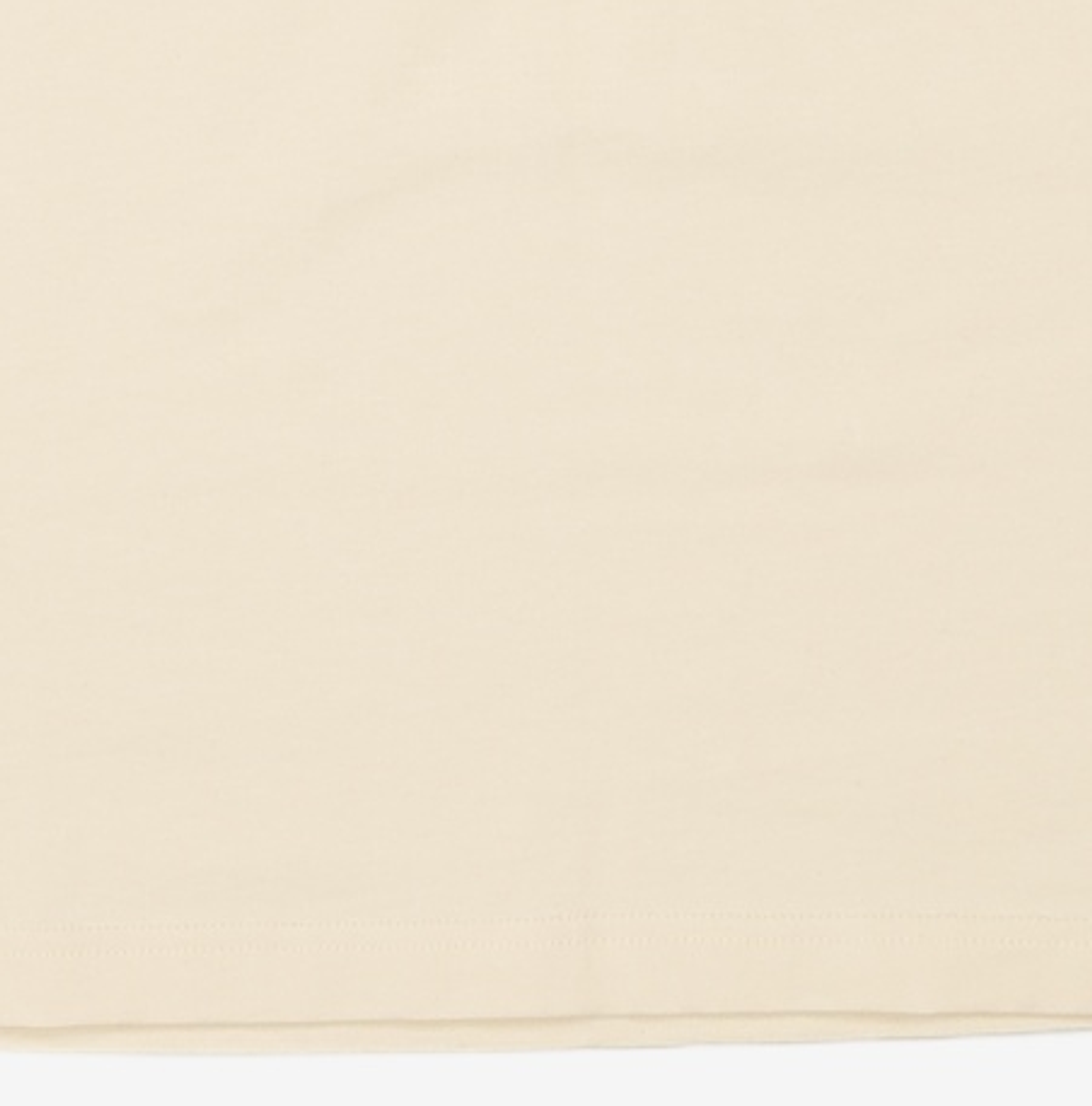 노매뉴얼(NOMANUAL) N.D RINGER T-SHIRT - CREAM XL