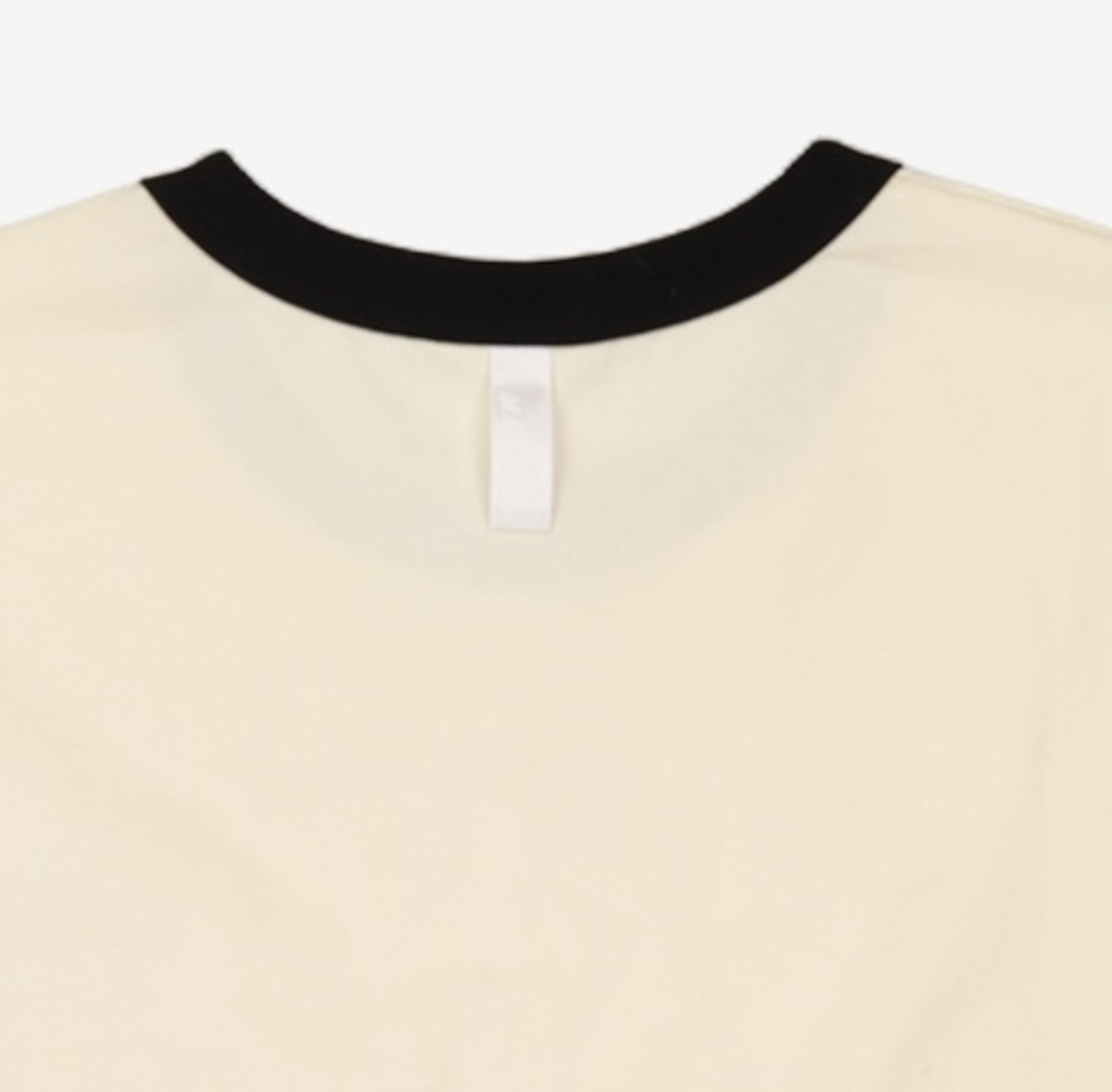 노매뉴얼(NOMANUAL) N.D RINGER T-SHIRT - CREAM XL