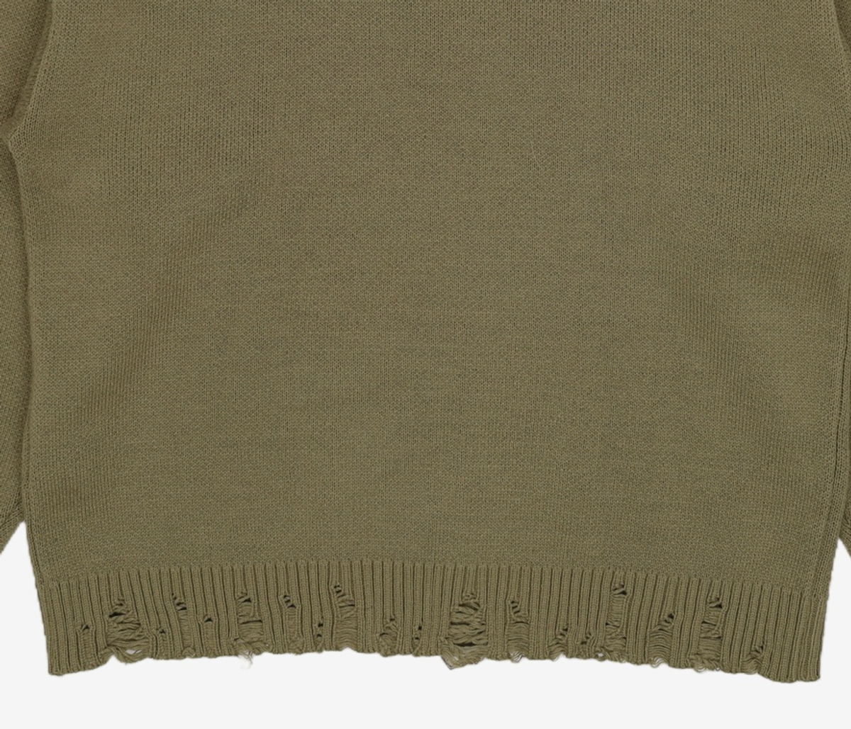 메인부스(MAINBOOTH) Starfish Hood Zip-up Sweater(KHAKI) L