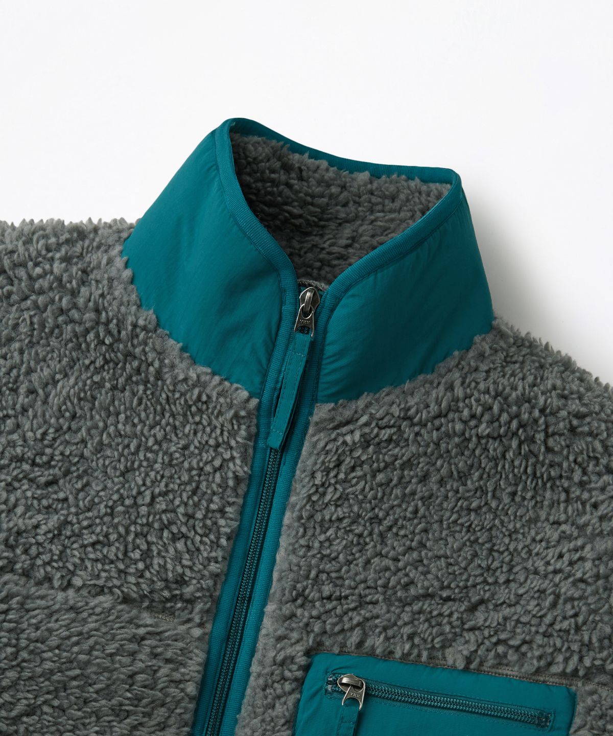 아웃스탠딩(OUTSTANDING) WOOL FLEECE MOUNTAIN JACKET_GRAY