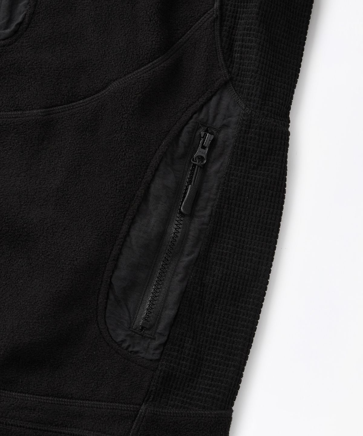 아웃스탠딩(OUTSTANDING) MILITARY FLEECE JACKET_BLACK
