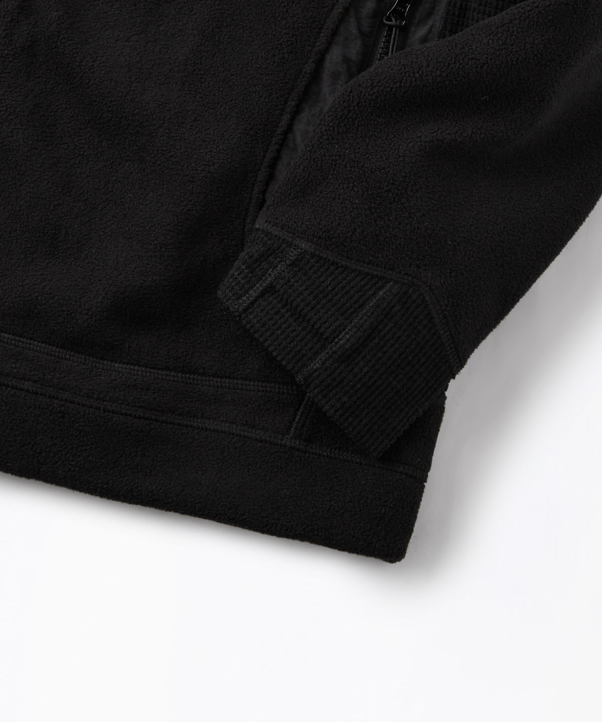 아웃스탠딩(OUTSTANDING) MILITARY FLEECE JACKET_BLACK
