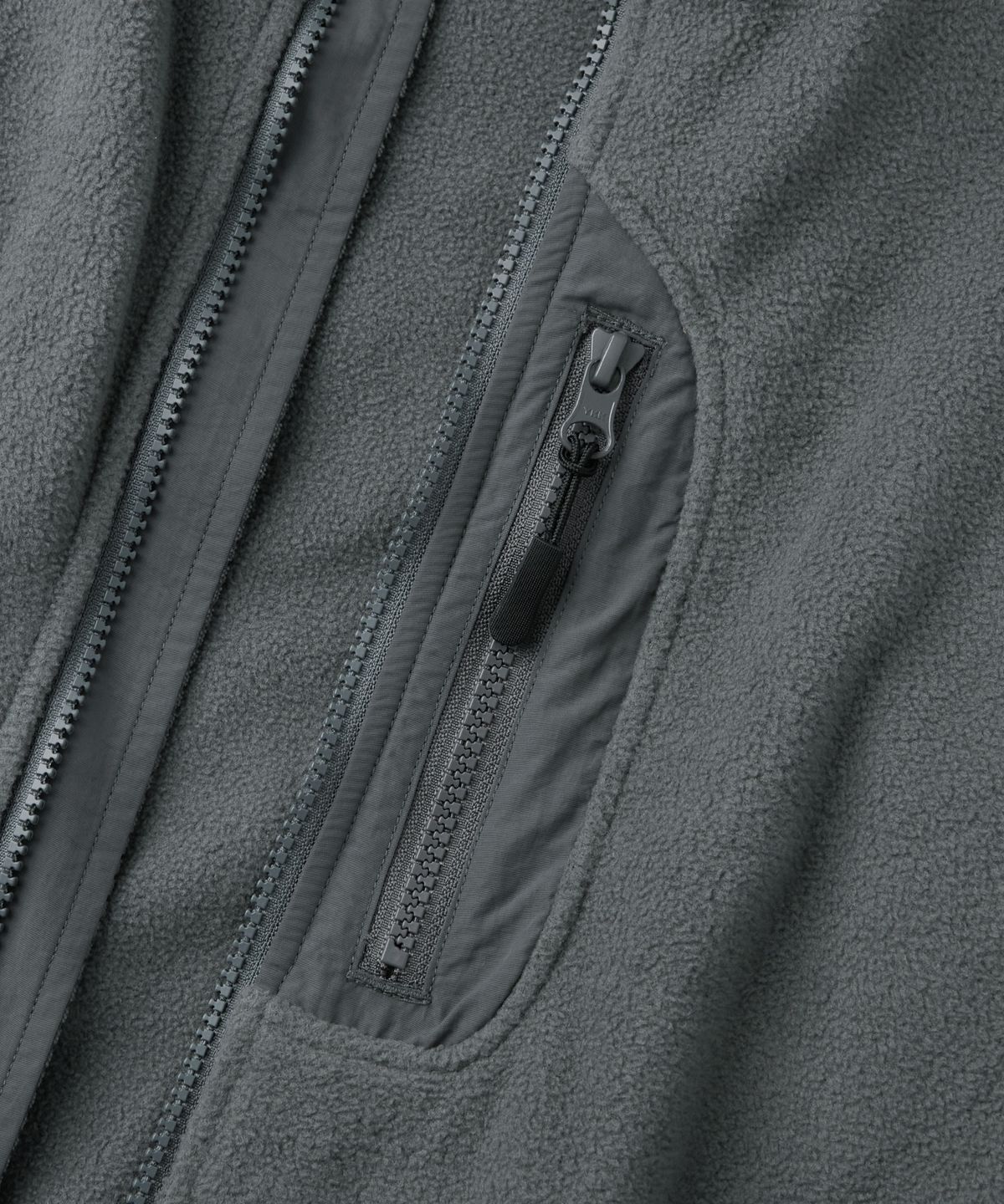 아웃스탠딩(OUTSTANDING) MILITARY FLEECE JACKET_GRAY
