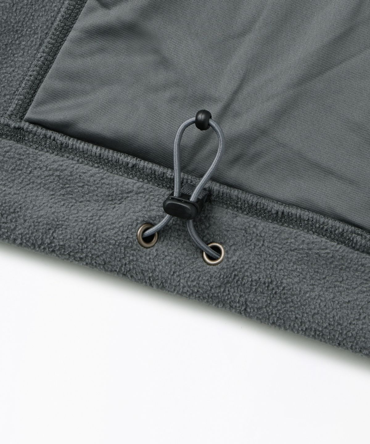 아웃스탠딩(OUTSTANDING) MILITARY FLEECE JACKET_GRAY