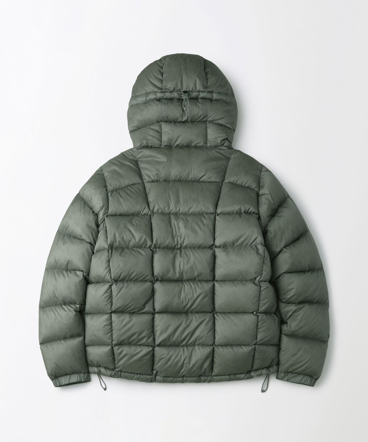 아웃스탠딩(OUTSTANDING) MUSCOVY DOWN MOUNTAIN BLOCK PARKA_ASH GREEN