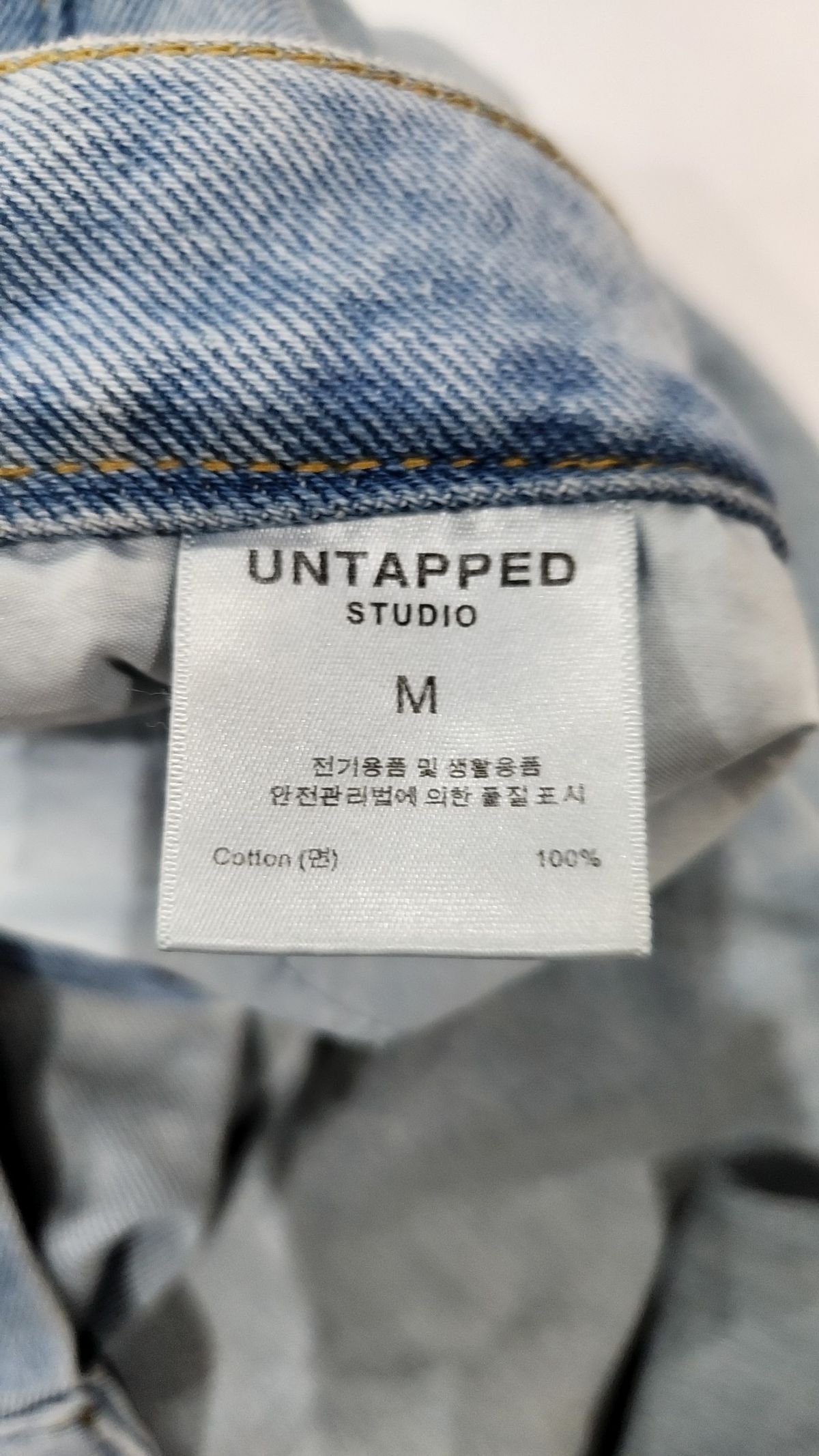 언탭트 스튜디오(UNTAPPED STUDIO) 청/데님 팬츠 M