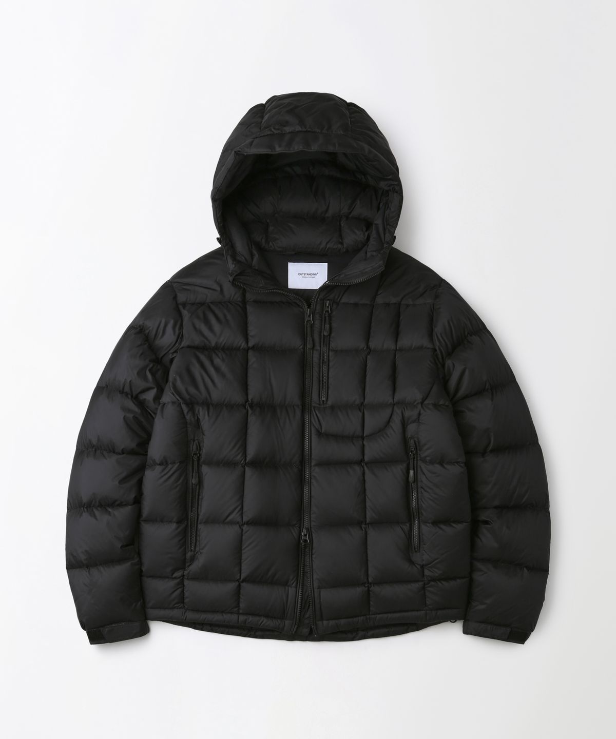 아웃스탠딩(OUTSTANDING) MUSCOVY DOWN MOUNTAIN BLOCK PARKA_BLACK