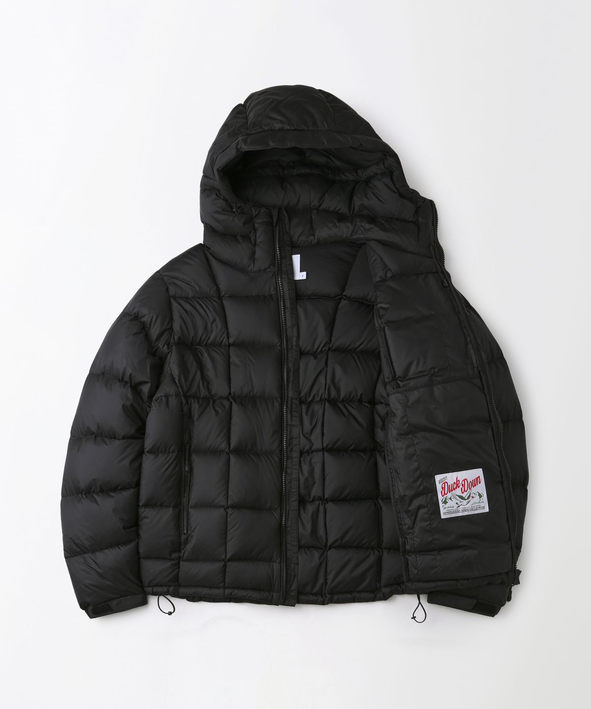 아웃스탠딩(OUTSTANDING) MUSCOVY DOWN MOUNTAIN BLOCK PARKA_BLACK
