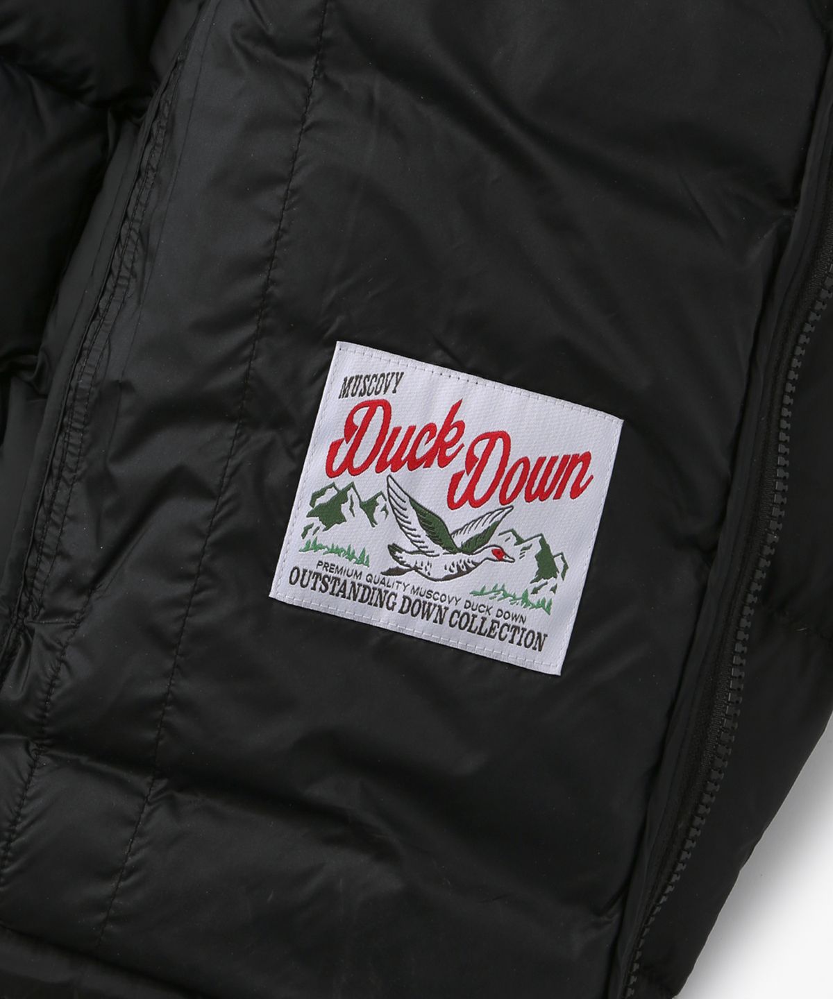 아웃스탠딩(OUTSTANDING) MUSCOVY DOWN MOUNTAIN BLOCK PARKA_BLACK