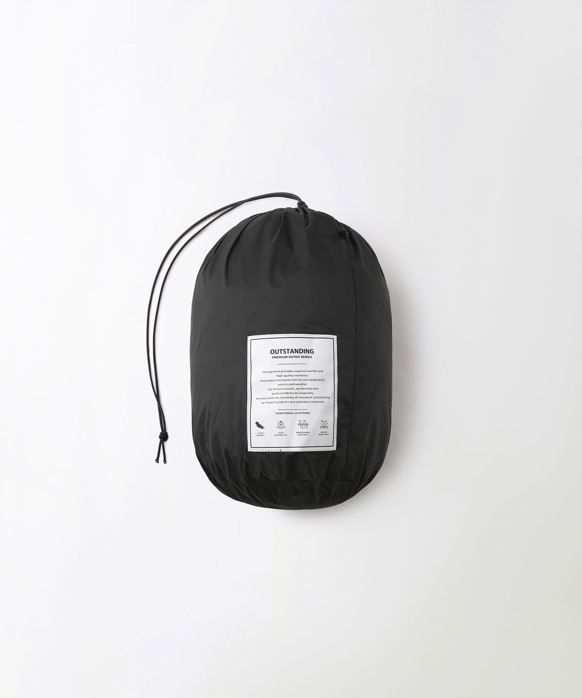 아웃스탠딩(OUTSTANDING) MUSCOVY DOWN MOUNTAIN BLOCK PARKA_CHARCOAL