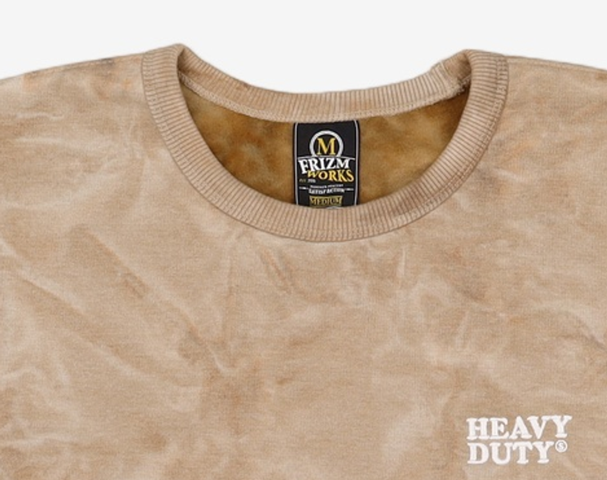 프리즘웍스(FRIZMWORKS) TIE-DYED BANDANA SWEATSHIRT _ BEIGE M