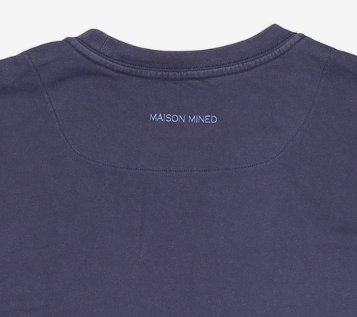 메종미네드(MAISON MINED) SKULL GOAT HALF T NAVY M