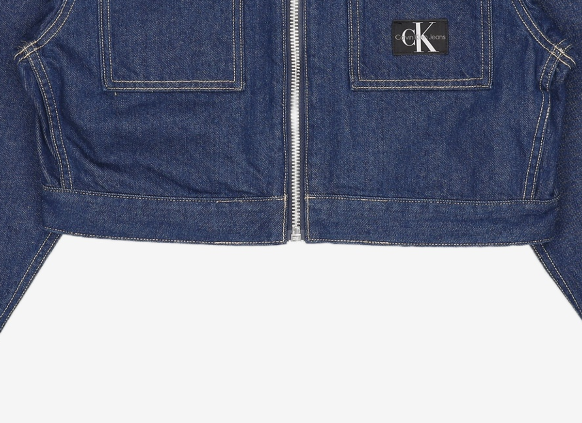 캘빈클라인 진(CALVIN KLEIN JEANS) 데님/트러커 재킷 XS