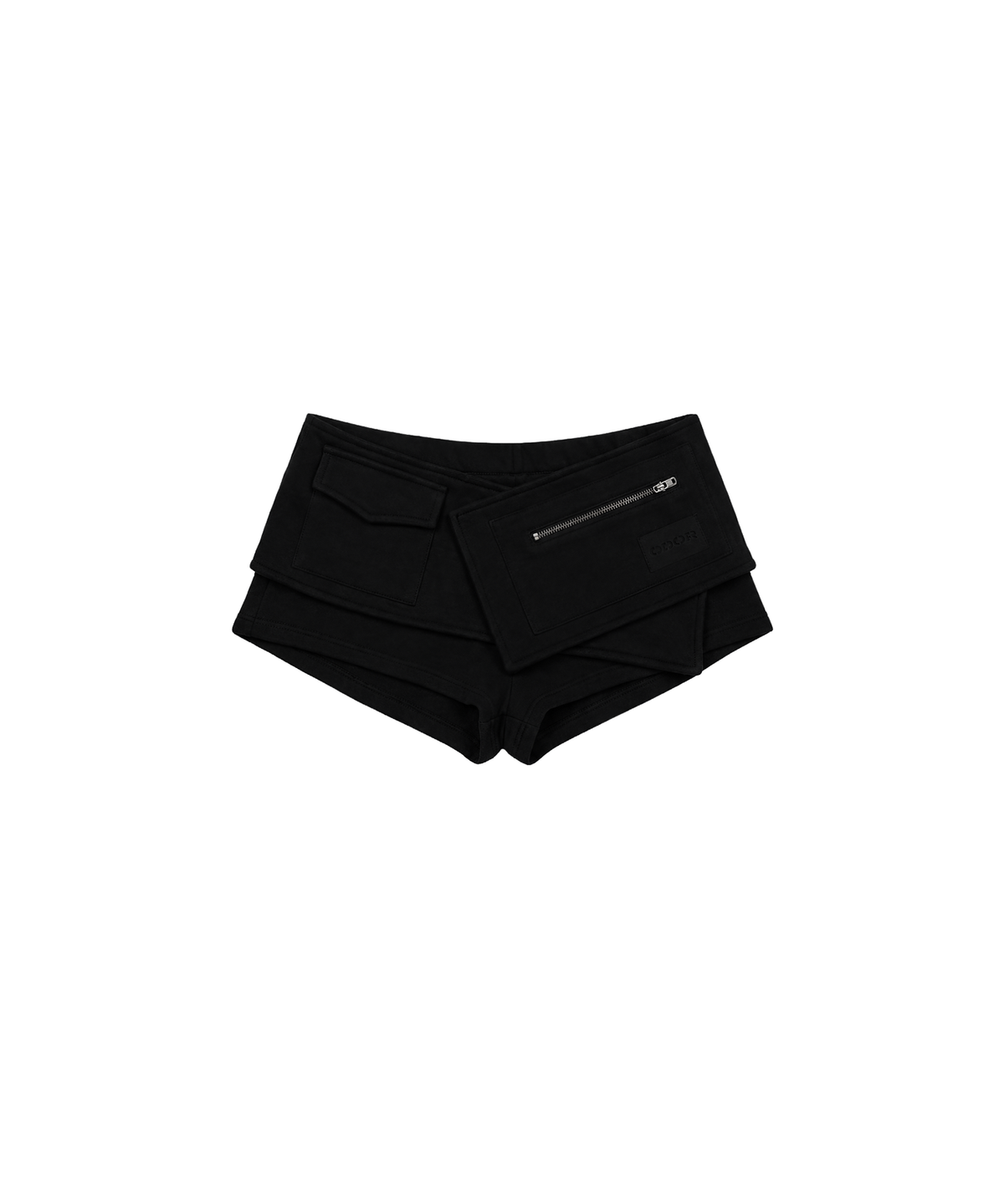 오도어(ODOR) Kaia belt-wrap shorts