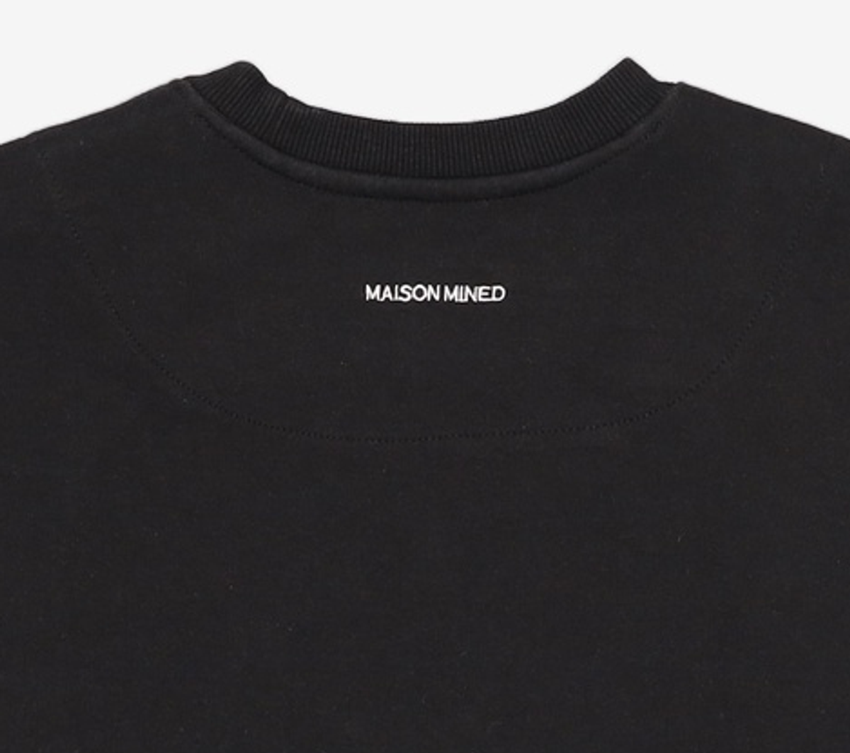 메종미네드(MAISON MINED) INFINITY CRAFT HALF T BLACK S