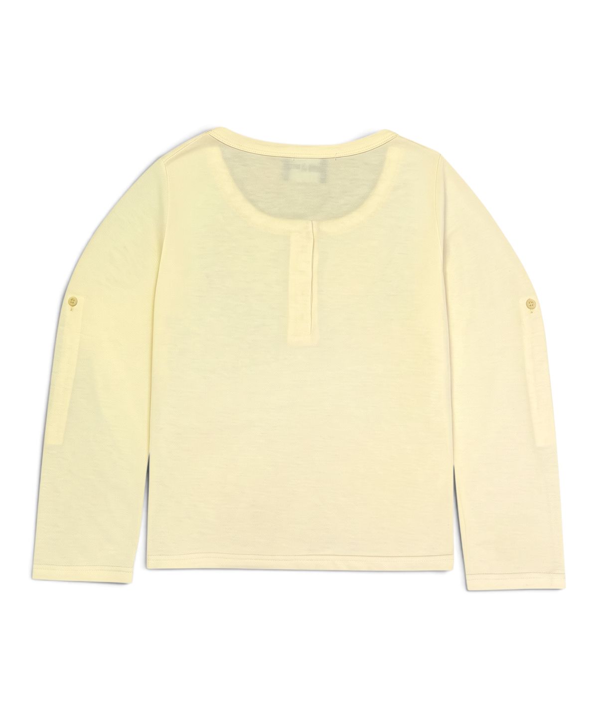 본슬리피(BORN SLIPPY) Crystal Bikini Henley Long Sleeve Tee (Yellow)