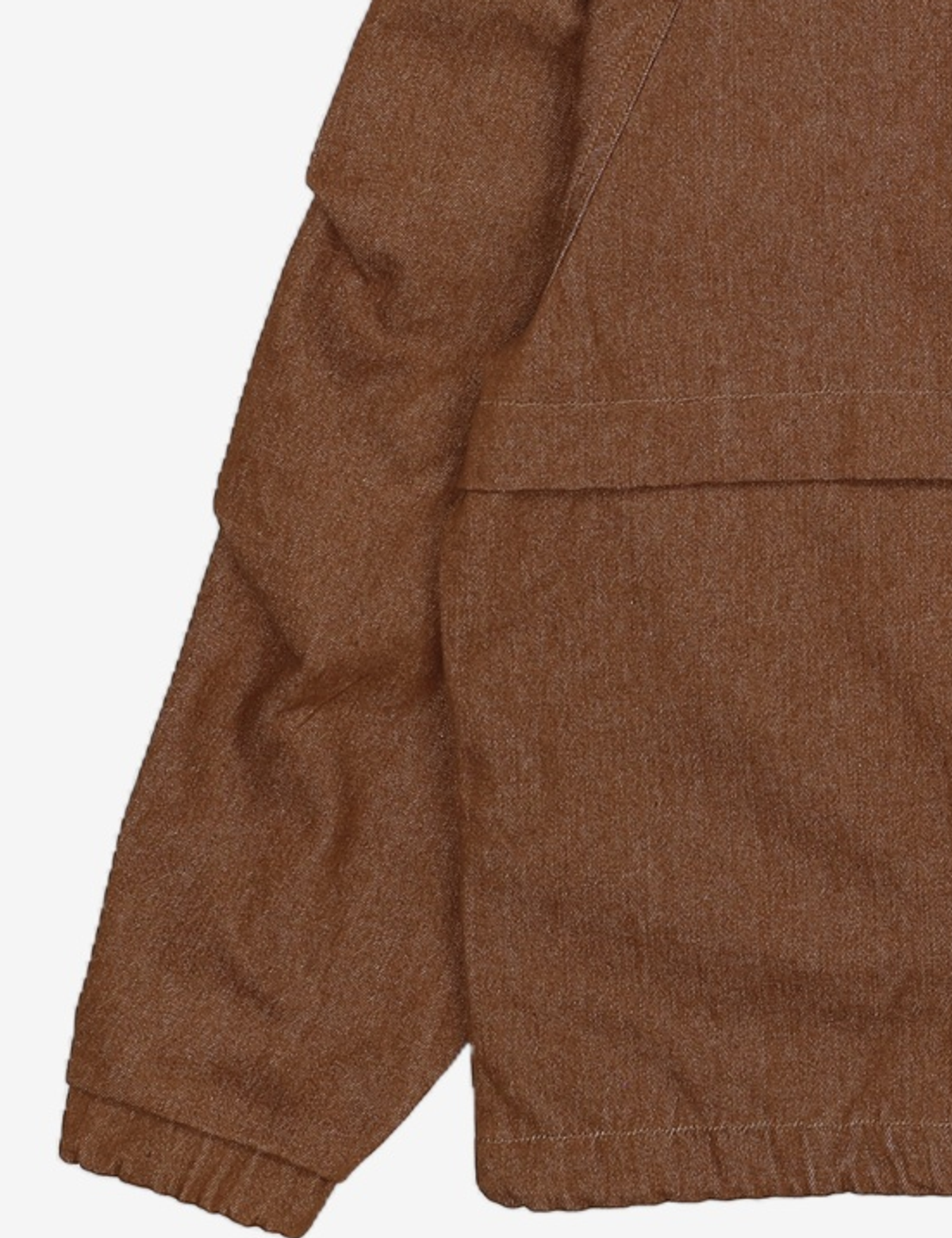프리즘웍스(FRIZMWORKS) WASHED DENIM HOODED PARKA _ BROWN L