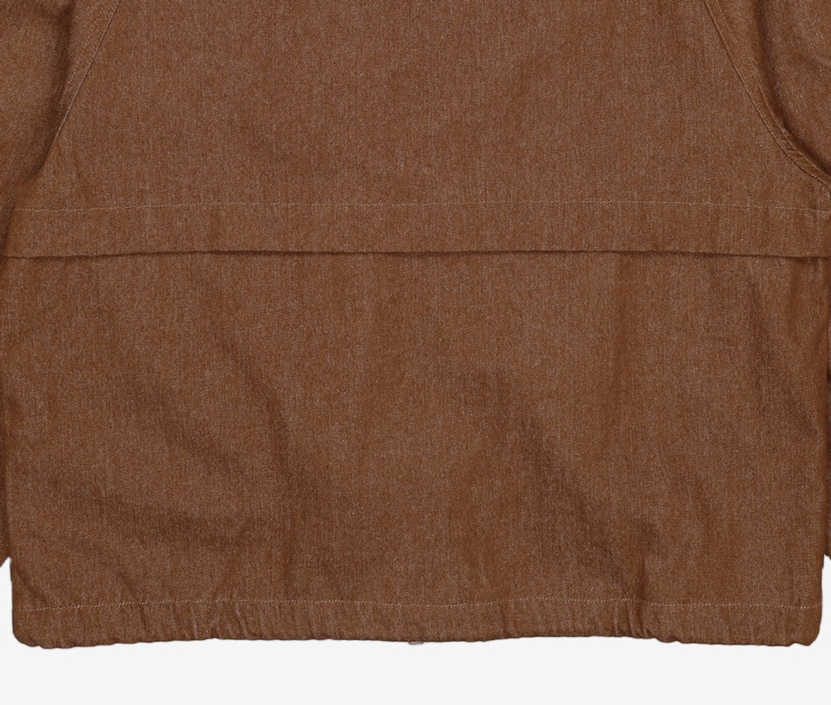 프리즘웍스(FRIZMWORKS) WASHED DENIM HOODED PARKA _ BROWN L