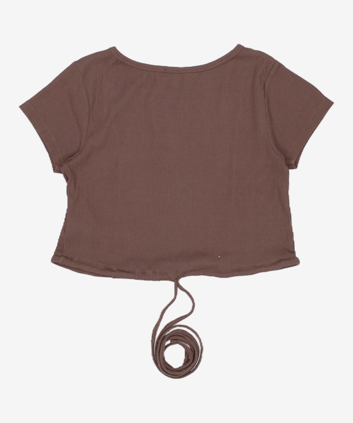 마리떼 프랑소와 저버(MARITHÉ + FRANҪOIS GIRBAUD) W BOAT NECK HALF SLEEVE TEE brown S