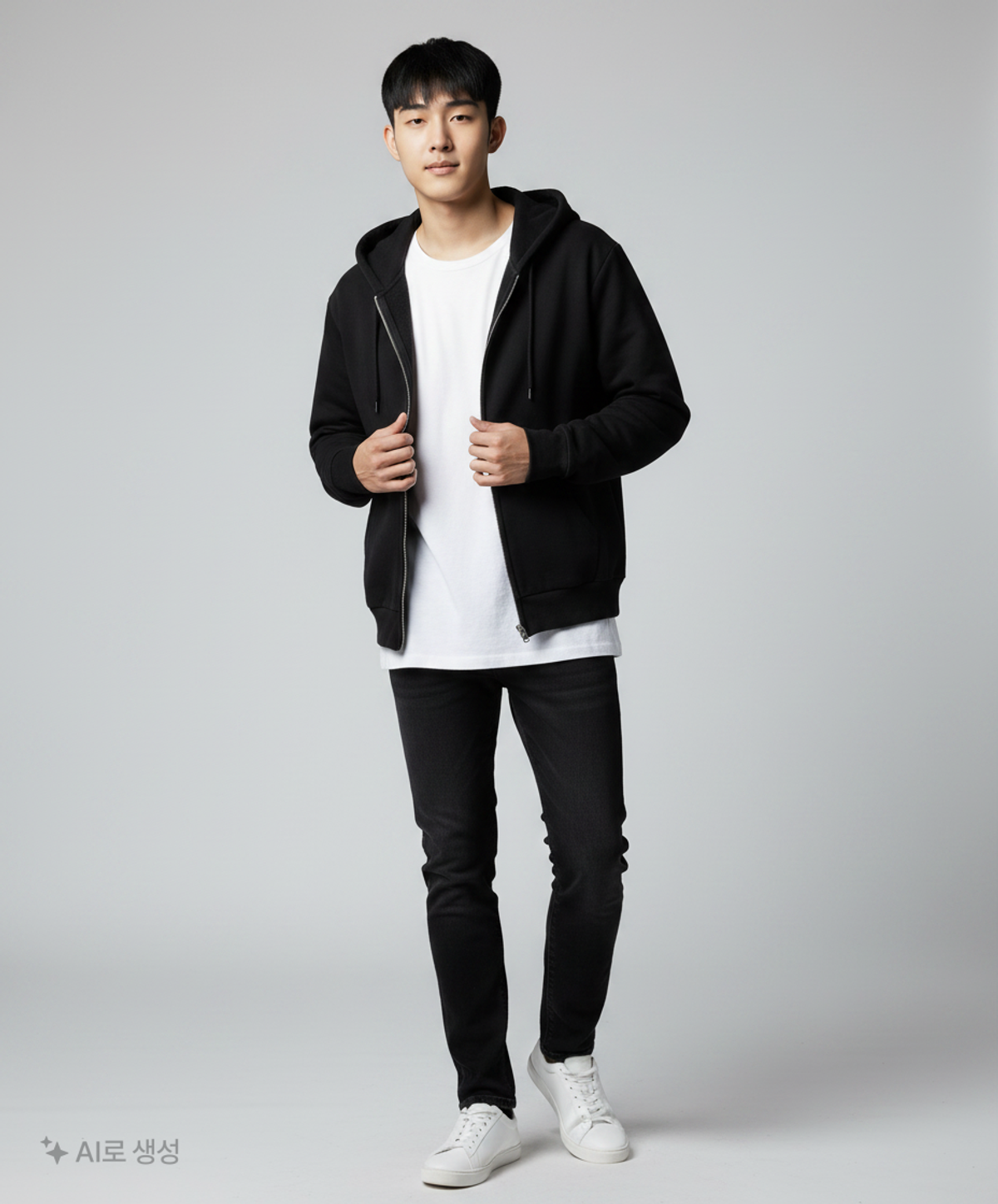 앨빈클로(ALVINCLO) 후드 집업 M