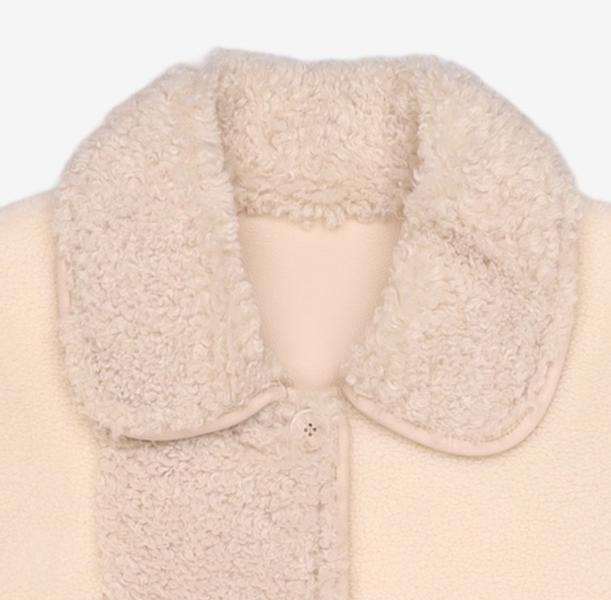 룩캐스트(LOOKAST) IVORY LUMI REVERSIBLE SHEARING JACKET ONE