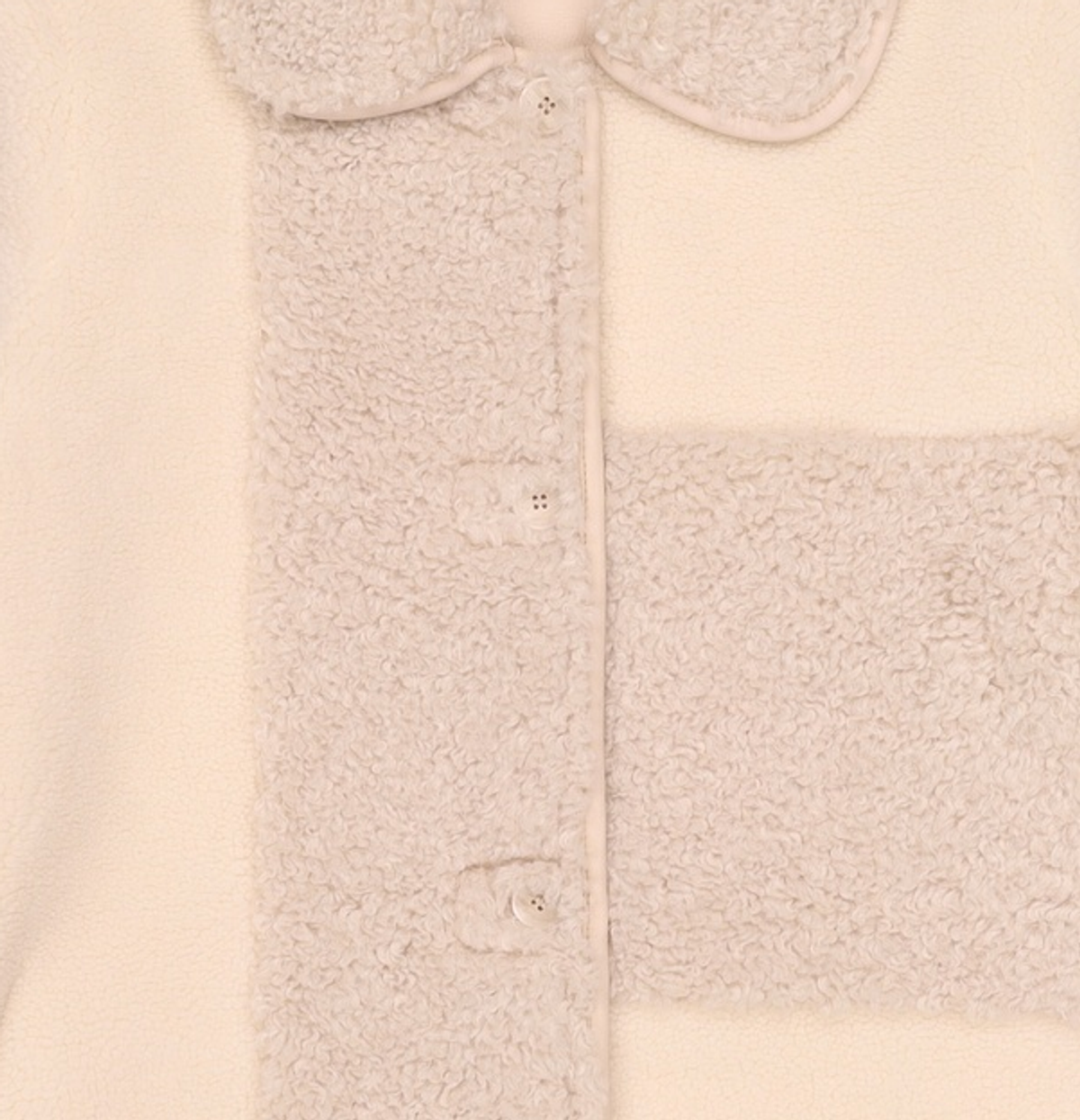 룩캐스트(LOOKAST) IVORY LUMI REVERSIBLE SHEARING JACKET ONE