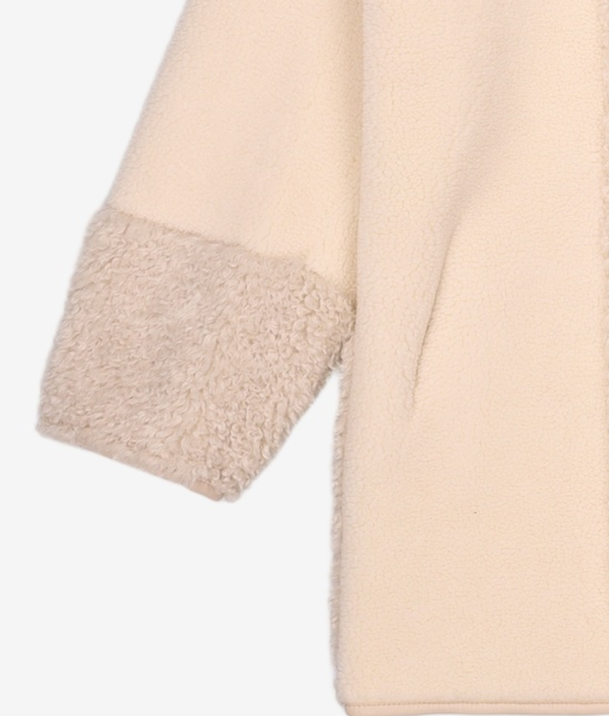 룩캐스트(LOOKAST) IVORY LUMI REVERSIBLE SHEARING JACKET ONE