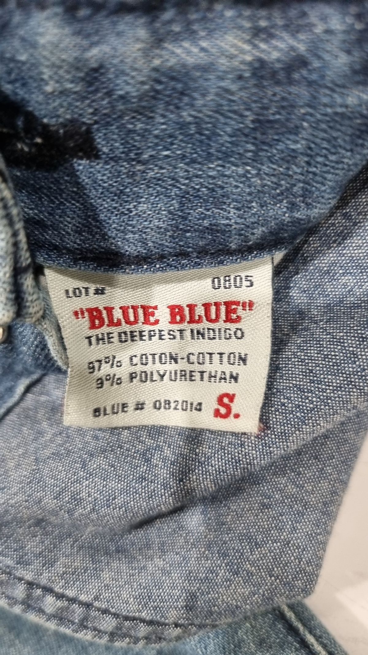 블루 블루 재팬(BLUE BLUE JAPAN) 오버올 S