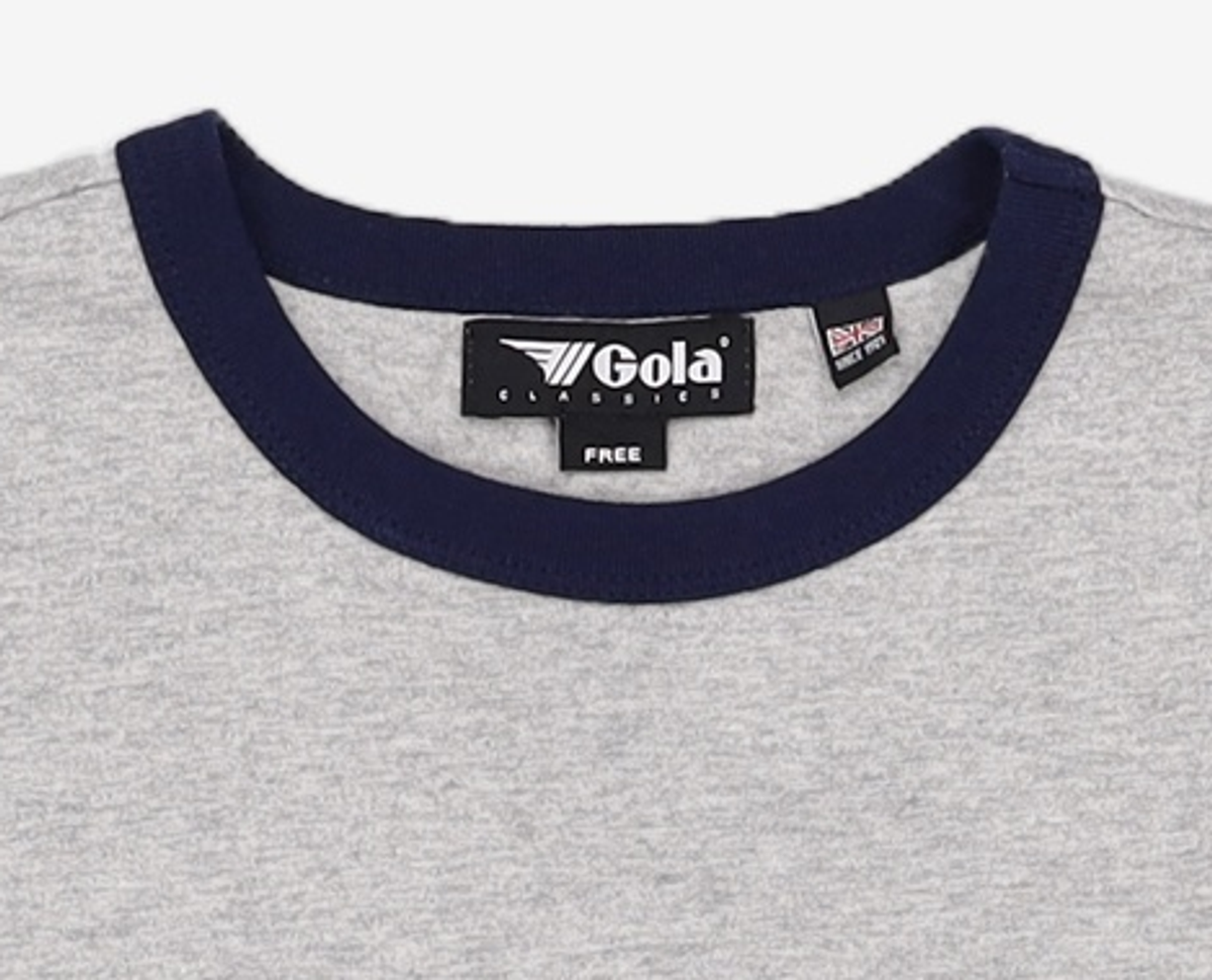 골라(GOLA) RETRO LION T-SHIRT [GRAY] FREE