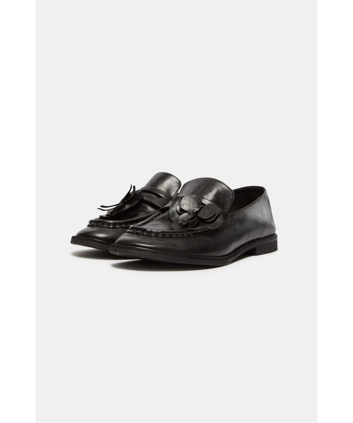 슈콤마보니(SUECOMMA BONNIE) Camellia loafer(black)_DG1DA26524BLK