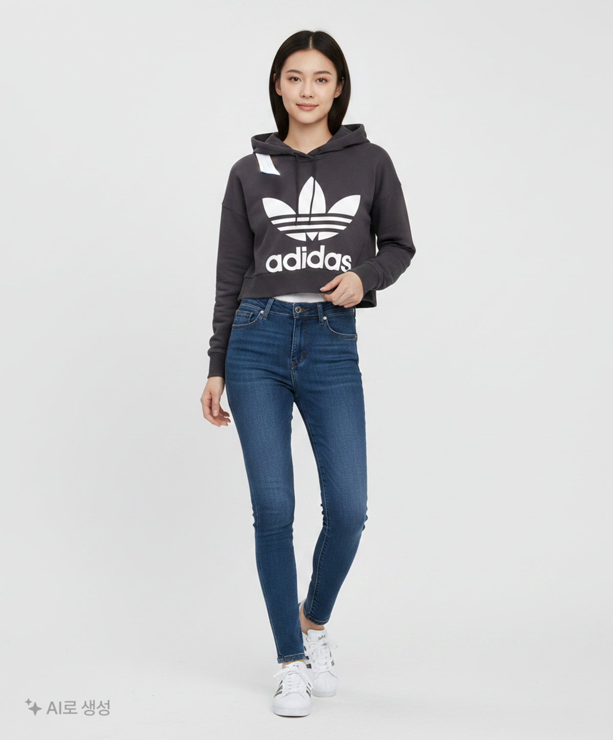 아디다스(ADIDAS) 후드 티셔츠 XS